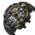 Fashion Sport Super Cool Men's Quartz Digital Watch Men Sports Watches SANDA 737 Luxury Brand LED Military Waterproof Wristwatch
